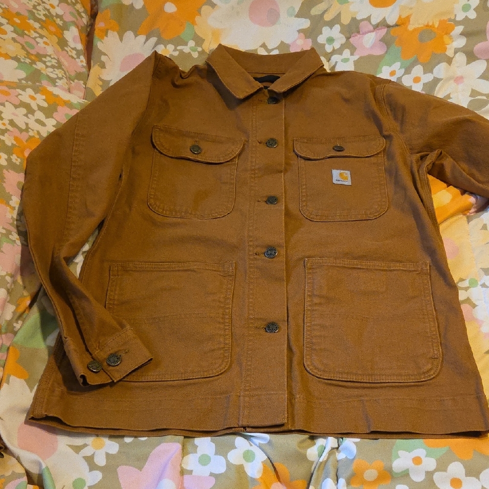 Carhartt Tan Canvas Work Jacket